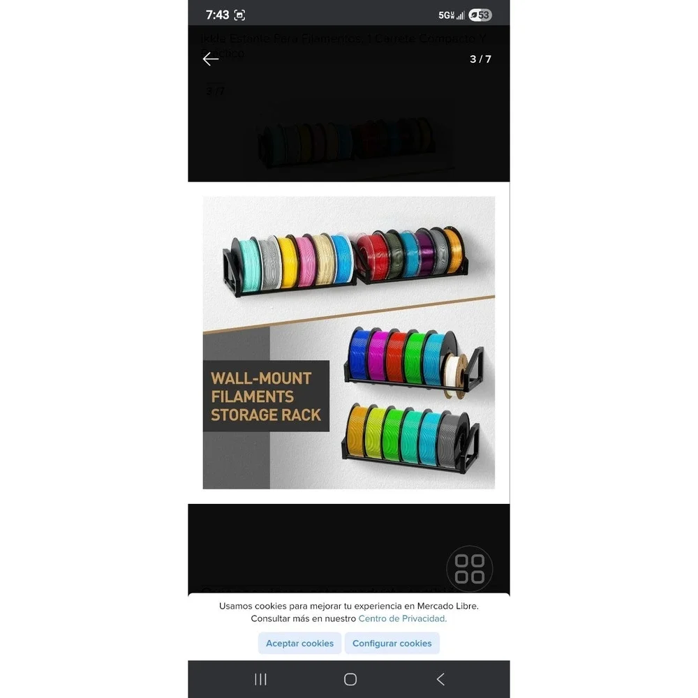 3D Printer Filament Storage Shelf Heavy Duty Storage‎ Shelves for Printing